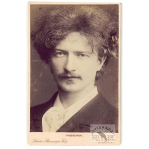 London Stereoscopic & Photographic Comp. – Ignacy Jan Paderewski - fotografia portretowa. [ok. 1892].