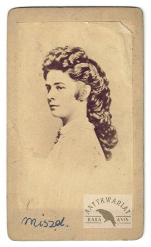 [SISI - Empress of Austria and Queen Elizabeth of Hungary of Bavaria - portrait photograph - cdv shot]. [2....