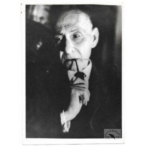 [SŁONIMSKI Antoni - fotografia portretowa]. Reprodukcja fotograficzna form. 18x13 cm.