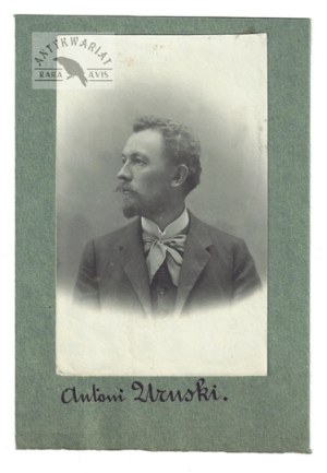 [URUSKI Antoni - portrait photograph - cdv shot]. [early 20th century]. Photograph form....