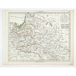 [POLSKA]. La Pologne. Mapa E. Hérissona z 1806.