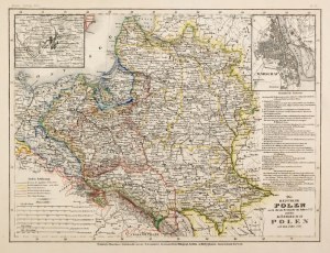 [POLAND]. Die Republik Polen nach ihrem Bestande im Jahre 1772. map aJ. Meyer of 1849.