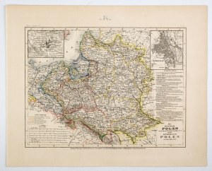 [POLAND]. Die Republik Polen nach ihrem Bestande im Jahre 1772. map aJ. Meyer of 1849.