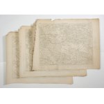 Kompletna 48-arkuszowa mapa Chrzanowskiego ziem polskich, Paryż 1859.