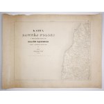 Kompletna 48-arkuszowa mapa Chrzanowskiego ziem polskich, Paryż 1859.