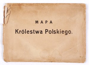[POLAND]. Postal map of the gubernia of the Kingdom of Poland. 1920.