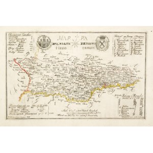 [MAŁOPOLSKA]. Mappa Wol. Miasta Krakowa i iego okręgu. 1827.