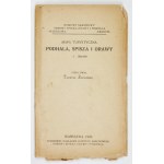 [MAŁOPOLSKA]. Mapa Podhala, Spisza i Orawy. 1920.