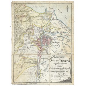 [GDAŃSK]. Grundriss der Stadt Dantzig. D. F. Sotzmann. 1783.