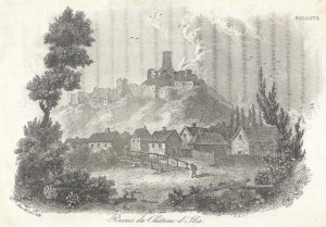 [ILZA]. Ruines du Château d'Ilza. 1836-1837.