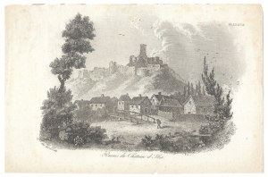 [ILZA]. Ruines du Château d'Ilza. 1836-1837.