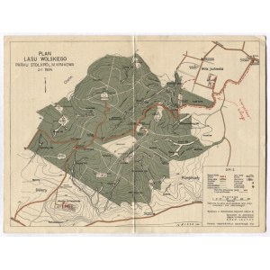 [KRAKÓW]. Plan Lasu Wolskiego. 1934.