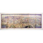 [TATRY]. Tatry. Widok od północy. Barwna mapa panoramiczna. 1936.