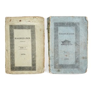 HALICZANIN. 1830. Z pierwodrukiem utworu A. Fredry Kamień nad Liskiem, powieść z podania gminnego.