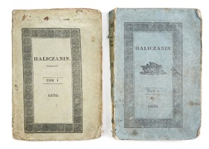 HALICIAN. 1830. with a first edition of a work by A. Fredro's 