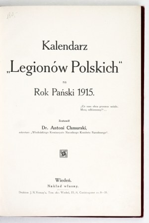 CALENDAR of the 