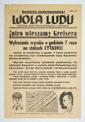 WOLA Ludu. Extra: 20 July 1946; 