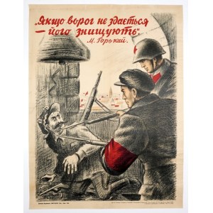 Sowiecki plakat antypolski z września 1939.