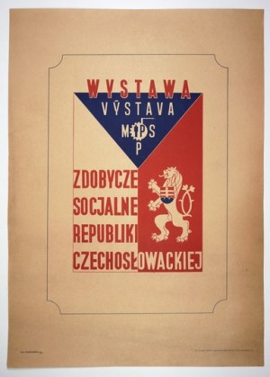 DWORZAŃSKI Tadeusz - Exhibition Social gains of the Czechoslovak Republic. 1950.