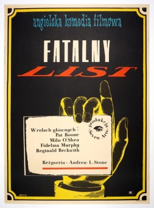 RAPNICKI Janusz - Fatal letter. [1966].