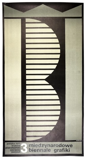 GÓROWSKI Mieczyslaw - 3rd International Biennale of Graphics. Poland 1970, Cracow. 1970.