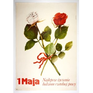 URBANIEC Maciej - 1 Maja. Najlepsze życzenia ludziom rzetelnej pracy. 1976.