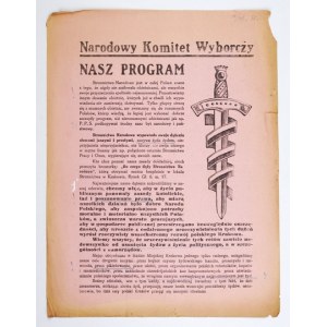 NASZ program. Stronnictwo Narodowe jest w całej Polsce znane z tego, że nigdy nie szafowało obietnicami, ale wszystkie s...