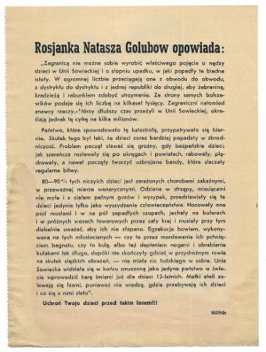 THIS fate threatens your children! [Krakow, 1944?]