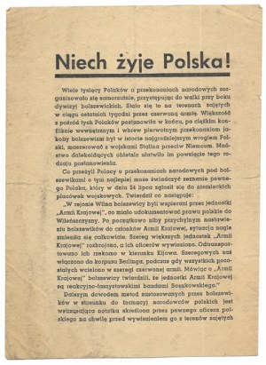 LIVE Poland! Many thousands of Poles with national convictions organized themselves, joining the struggle....