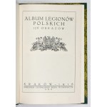 ALBUM Legionów Polskich. 126 obrazów. Kraków 1916. Nakł. Centr. Biura Wyd. NKN. 8, s. [68]. opr. ppł....