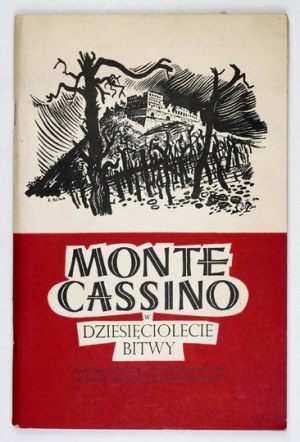 Monte Cassino. on the 10th anniversary of the battle. 1854. elaborated by graph. S. Gliwa.