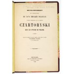DÉVELOPPEMENT de la protestation de 3076 émigrés polonais contre l&#39;immixtion de la famille Czartoryski dans les affa...