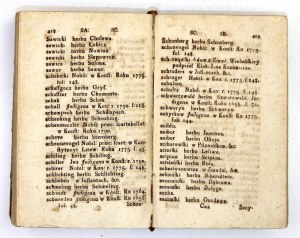 P. MAŁACHOWSKI - A Collection of the Names of the Nobility with a Description of the Coats of Arms. 1805.