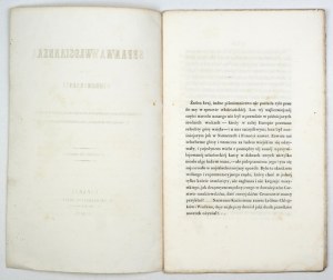 [NAKWASKI Henryk Mirosław Klemens] - The case of the peasantry at the Diet of 1831. A letter, the placement of which in the journal Wiadomosci...
