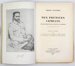 PILSUDSKI Joseph - Mes premiers combats. Paris 1931. one of 25 copies on van Gelder paper.