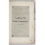 RZEWUSKI H. - Pamiątki starego szlachcica litewskiego. t. 2. 1845. Podpis E. Zegadłowicza.