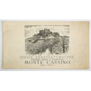 SZKICE perspektywiczne terenu walk 2 Korpusu. Monte Cassino. [Włochy], V 1944. 12 Komp. Geograf. 2 Korpusu. 21,...