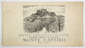 Perspective sketches of the battle area of the 2nd Corps. Monte Cassino. [Italy], V 1944. 12 Komp. Geograph. 2 Corps. 21,...