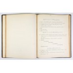 ŚWIĄTKIEWICZ Włodzimierz - Systematyka gimnastyki. [maszynopis]. [b.m.] [l. 20. XX w.]. kart 84. opr. psk....