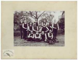 Photo by A. Karoli - a set of 22 photographs with gymnastic exercises of 