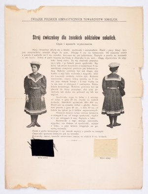 Association of Polish Falcon Gymnastic Societies. Exercise outfit for female falconry troops. Description and method of making...