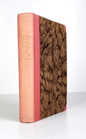 JANIK Michal - The history of the Poles in Siberia. With 23 illustrations. Cracow 1928 Krakowska Spółka Wyd. 16d, p. VIII, 472,...