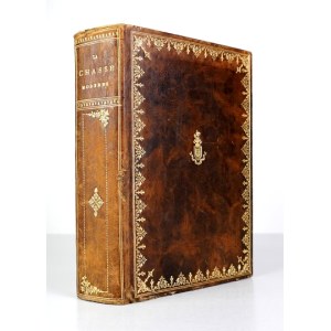 La CHASSE moderne. Encyclopédie du chasseur. Ca 1900. Ze złoc. herbem Jastrzębiec.