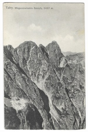 TATRY. Mięguszowieckie Peaks, 2437 m.