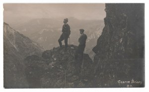 BLACK WALLS. Pictured are M. Zaruski and R. Malczewski. Ca 1920.