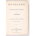 BAEDEKER Karl - Russland. Handbuch für Reisende. Mit 14 Karten, 16 Plänen und 4 Grundrissen. Vierte Aufl....