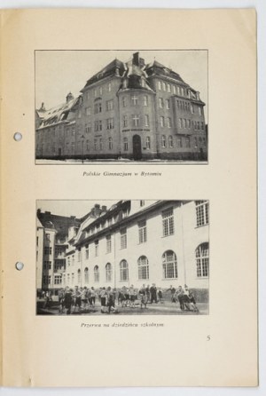 KOSIECKI Władysław - Polish grammar school in Bytom. Opole 1937 Print: Nowiny. 8, s. 16....