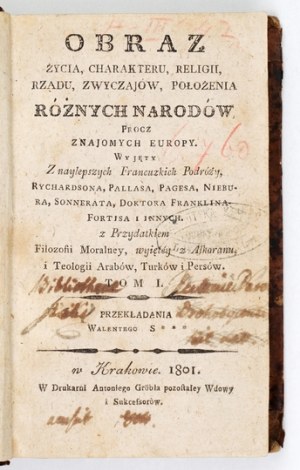 IMAGE of life, character, religion, government, customs, location of various nations,...