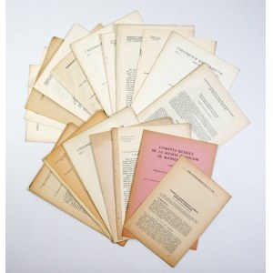 STEINHAUS Hugo - [Zbiór 24 nadbitek artykułów H. Steinhausa (także jako współautora)...