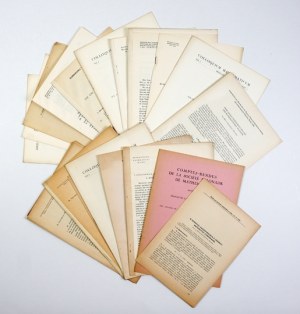 STEINHAUS Hugo - [A collection of 24 imprints of articles by H. Steinhaus (also as co-author)....